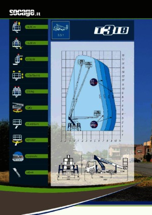 Автовишки з телескопічною стрілою Socage T 318 ForSte