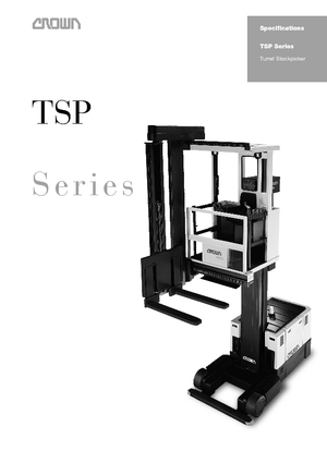 візки з поворотним підйомним пристроєм Crown 1,5 TSP