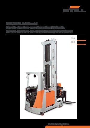 візки з поворотним підйомним пристроєм Still GX-X