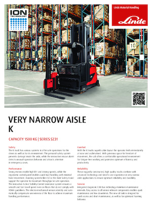 візки з поворотним підйомним пристроєм Linde K 0.9