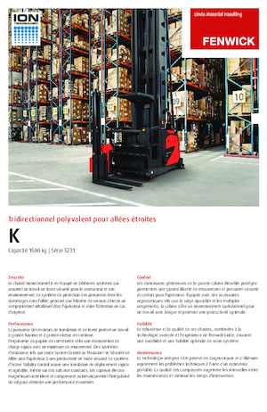 візки з поворотним підйомним пристроєм Linde K 0.9