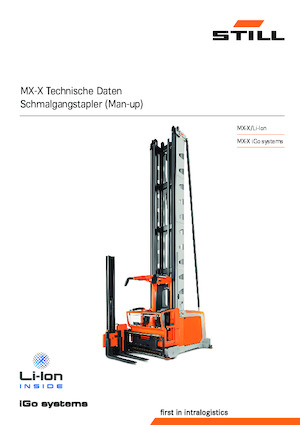 візки з поворотним підйомним пристроєм Still MX-X 1.5