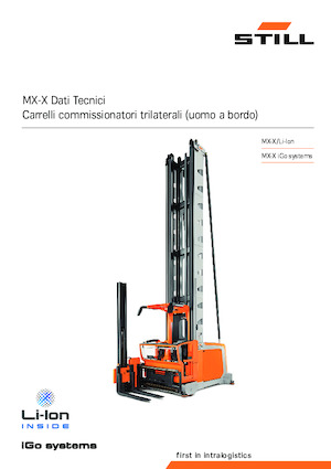 візки з поворотним підйомним пристроєм Still MX-X 1.5