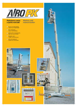 Підйомники з однією вертикальною щоглою AIRO PK 11800 E