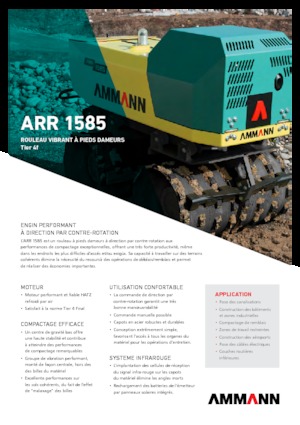 Вібраційні траншейні катки Ammann ARR 1585 T4f