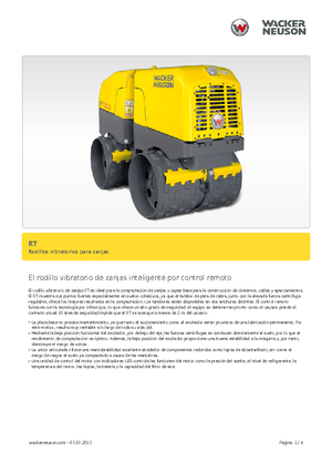 Вібраційні траншейні катки Wacker Neuson RT 56 SC 2