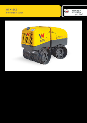 Вібраційні траншейні катки Wacker Neuson RTLx SC 3