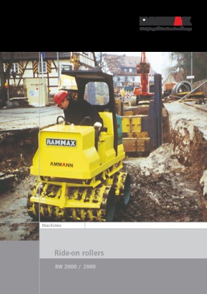 Вібраційні траншейні катки Rammax RW 2900 HF