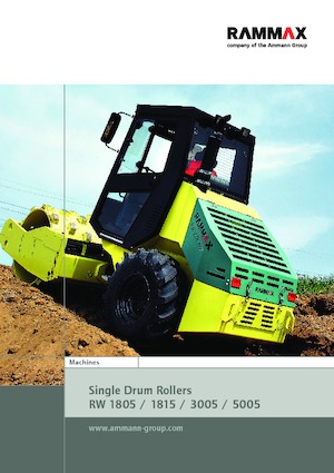 одновальцові дорожні катки Rammax RW 5005