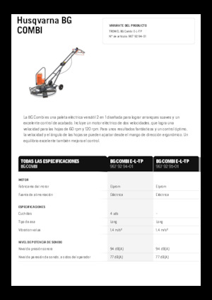 Мотоблоки Husqvarna BG COMBI
