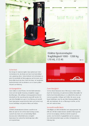 Рації Linde L12AS Triplex 120x50