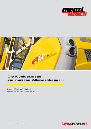 крокуючі екскаватори Menzi A 61 Mobil