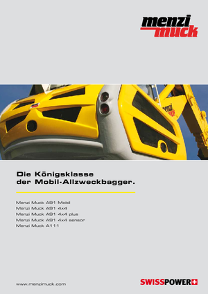 крокуючі екскаватори Menzi A 91