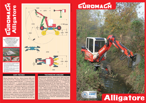 крокуючі екскаватори EUROMACH Alligatore