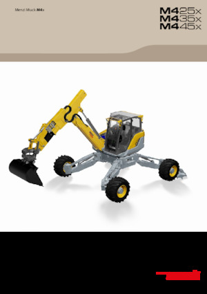 крокуючі екскаватори Menzi M425x