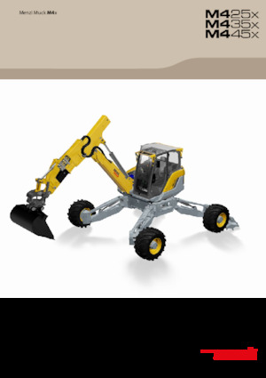 крокуючі екскаватори Menzi M425x