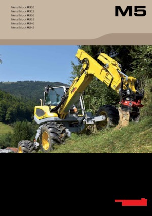 крокуючі екскаватори Menzi M530