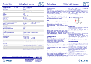крокуючі екскаватори Kaiser S 1-5