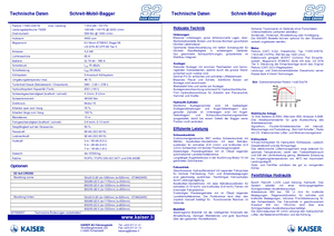 крокуючі екскаватори Kaiser S 2 Cross 4x4