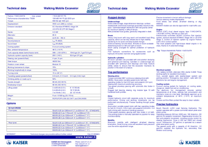 крокуючі екскаватори Kaiser S 2 Cross 4x4