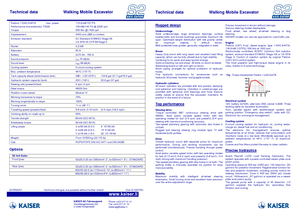 крокуючі екскаватори Kaiser S 2 Gator 4x4