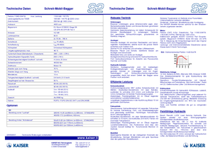 крокуючі екскаватори Kaiser S 2 Mobil