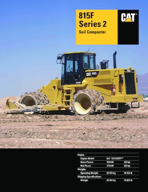 Ущільнювачі сміття Caterpillar 815F Series 2