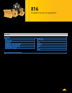 Ущільнювачі сміття Caterpillar 816