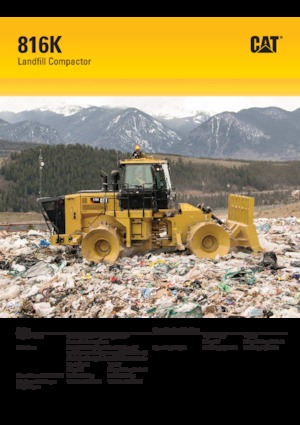 Ущільнювачі сміття Caterpillar 816K