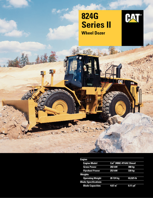 Колісний бульдозер Caterpillar 824 G II