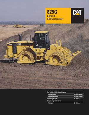 Ущільнювачі сміття Caterpillar 825 G II
