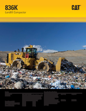 Ущільнювачі сміття Caterpillar 836K