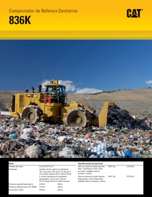 Ущільнювачі сміття Caterpillar 836K