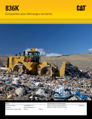 Ущільнювачі сміття Caterpillar 836K