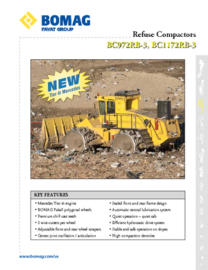 Ущільнювачі сміття Bomag BC 1172 RB 3