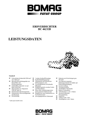 Ущільнювачі сміття Bomag BC 462 EB