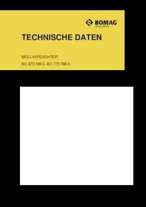 Ущільнювачі сміття Bomag BC 673 RB 5