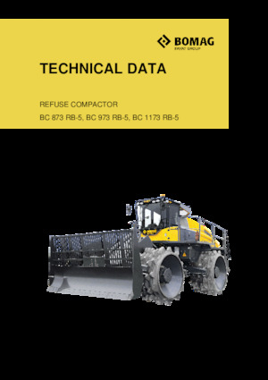 Ущільнювачі сміття Bomag BC 873 RB 5