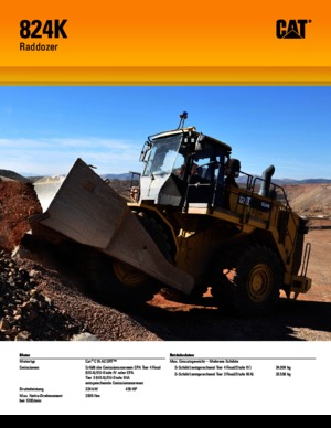 Колісний бульдозер Caterpillar 824K