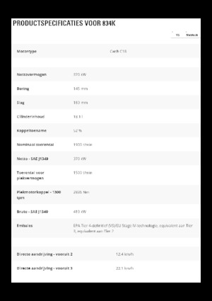 Колісний бульдозер Caterpillar 834K