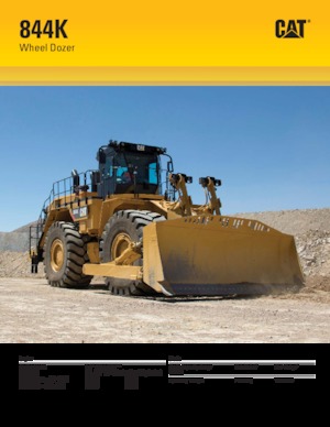 Колісний бульдозер Caterpillar 844K