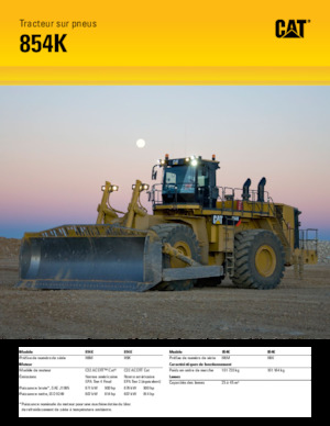 Колісний бульдозер Caterpillar 854K