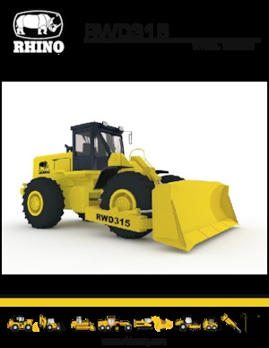 Колісний бульдозер RHINO RWD315
