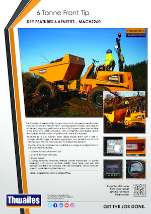 Колісні самоскиди Thwaites MACH2260