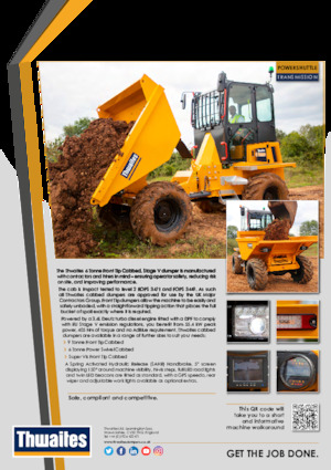 Колісні самоскиди Thwaites MACH2365