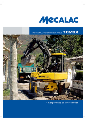 Колісні екскаватори Mecalac 10 MSX