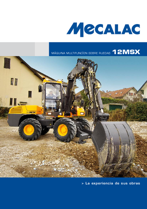 Колісні екскаватори Mecalac 12 MSX