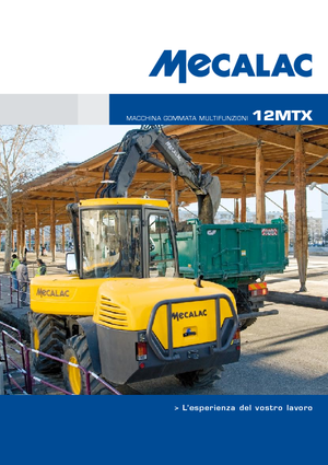 Колісні екскаватори Mecalac 12 MTX