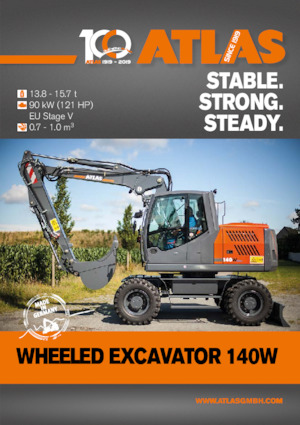 Колісні екскаватори Atlas 140 W
