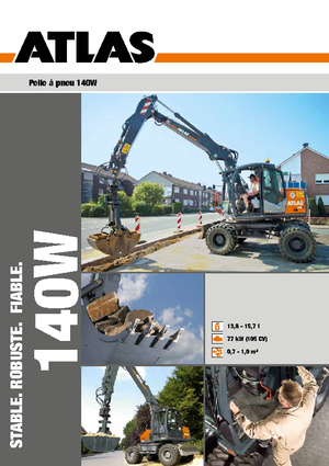 Колісні екскаватори Atlas 140 W